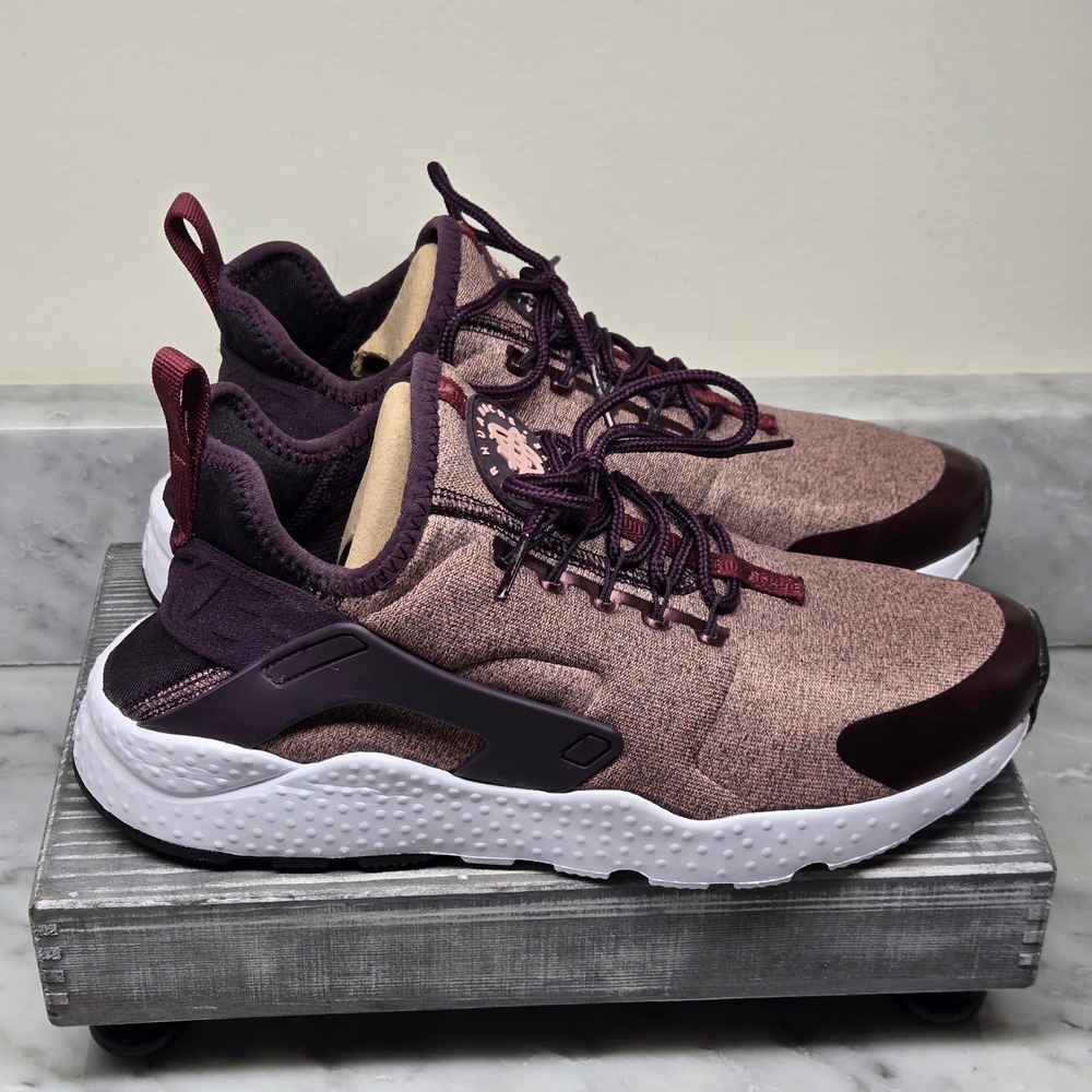 Nike Air Huarache Sneakers Womens Sz 8.5 Port Wine Ultra Running Shoes Excellent - Picture 6 of 11